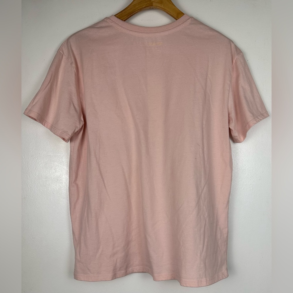 Mean Girls T-Shirt XL (14) On Wednesdays We Wear Pink Graphic Tee Movie Meme - Picture 2 of 9